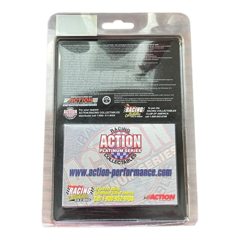 Mike Dunn Pisano‎ 1992 Oldsmobile Funny Car Action Platinum 1:64 Scale Die Cast